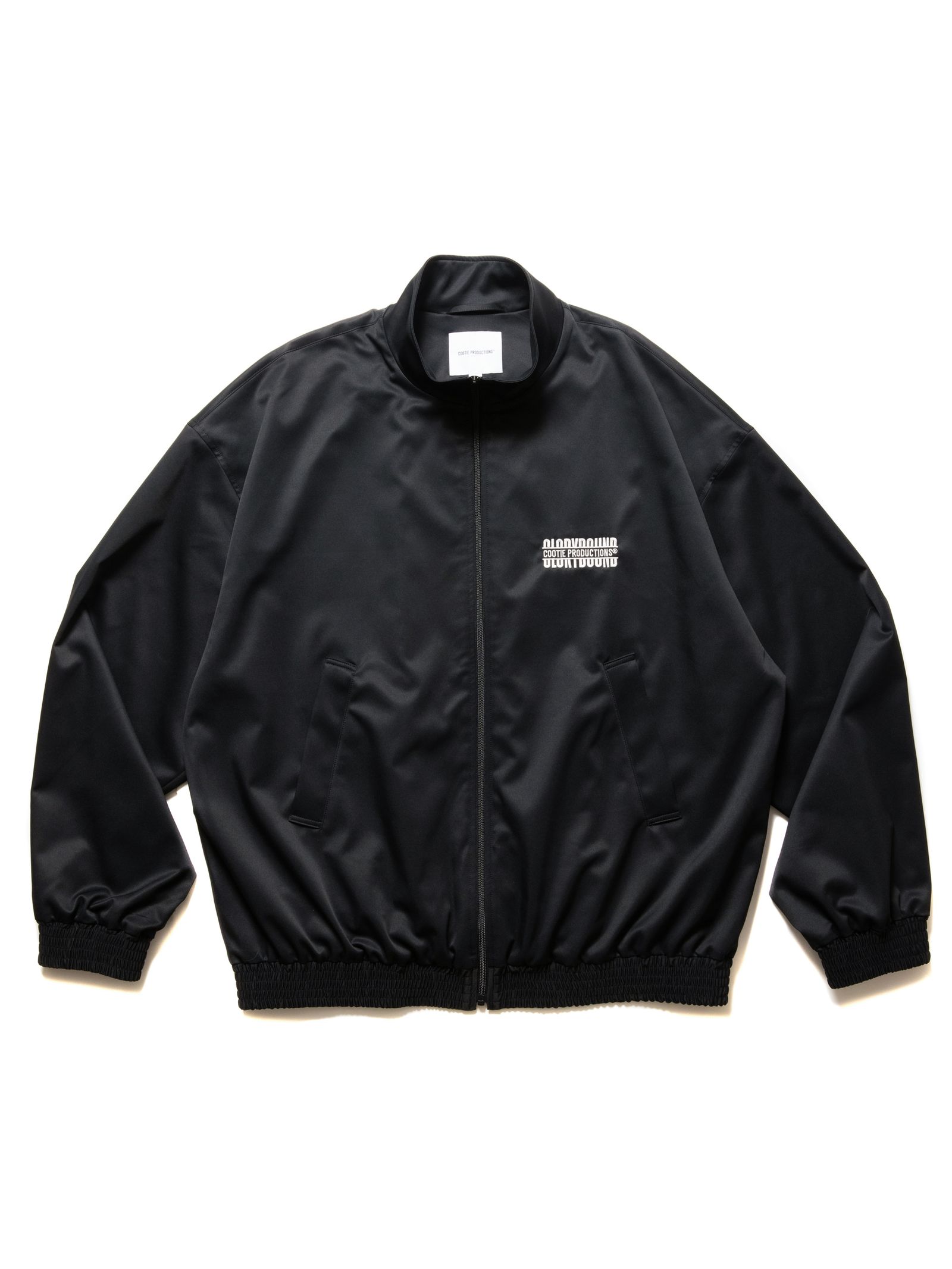 COOTIE PRODUCTIONS - Polyester Twill Track Jacket (BLACK) / ポリエステルツイル  セットアップ トラックジャケット / セットアップ可能 | LOOPHOLE