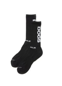 R9 PURPLE SOX (BLACK) / ×パープルズ コラボ ジャガードロゴ ソックス