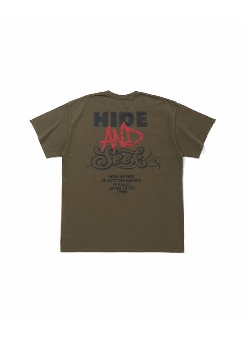 AND S/S Tee (OLIVE DRAB) / ロゴ プリントTee