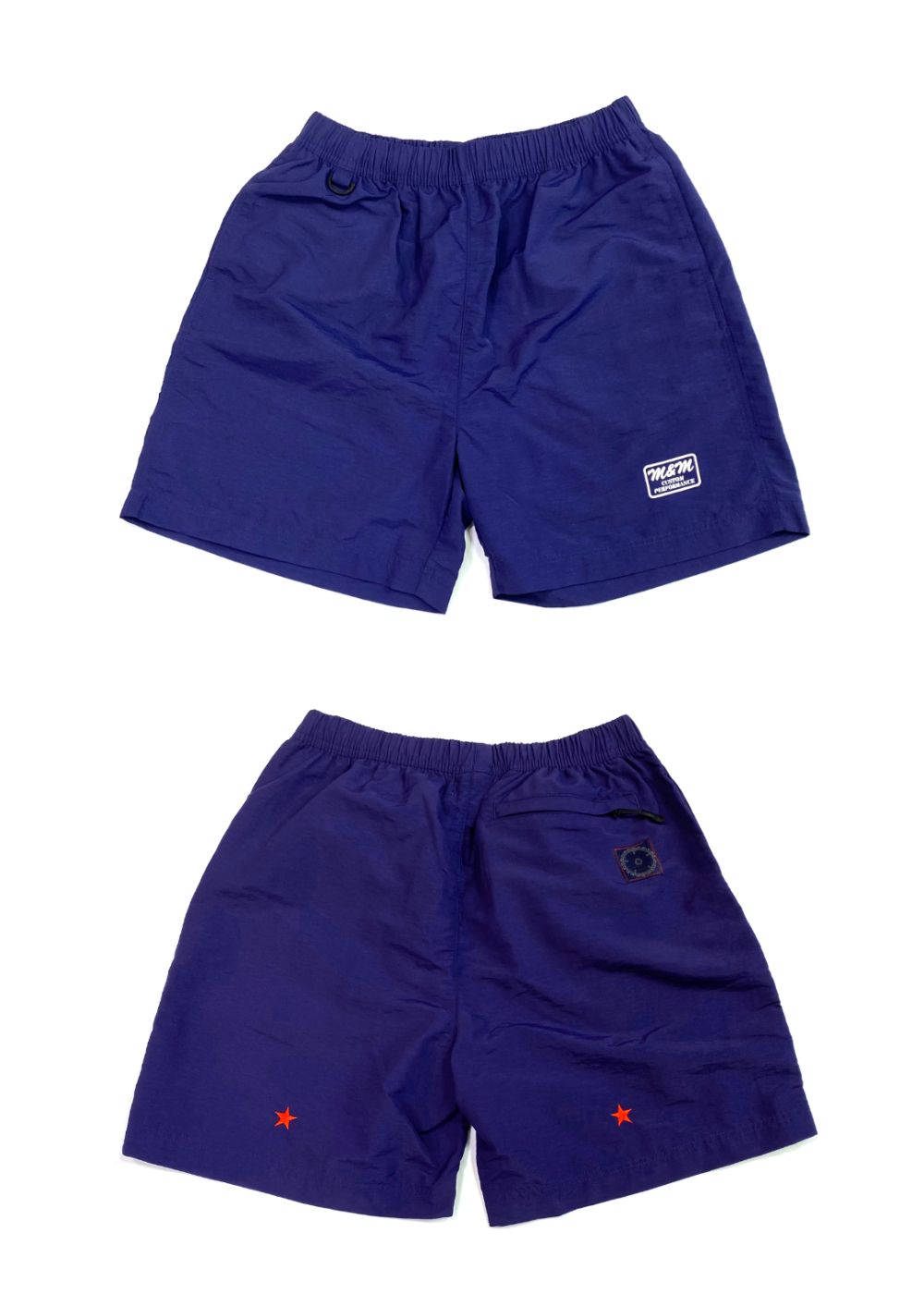 M&M CUSTOM PERFORMANCE - Nylon Shorts (BLACK) / ナイロン