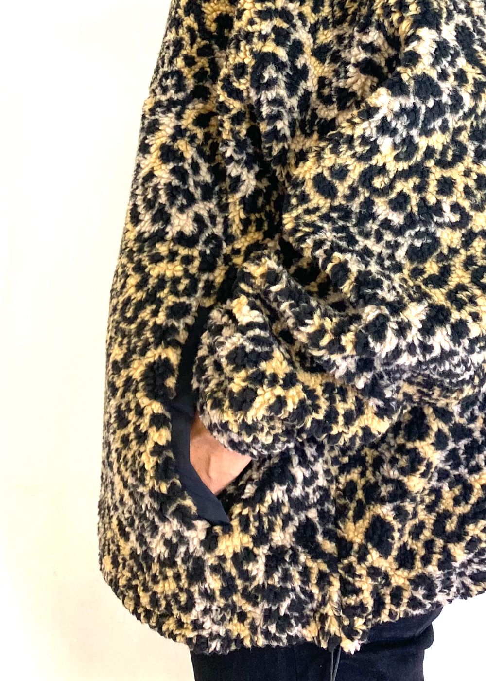 BOA HALF ZIP JACKET (PANTHER) / ボアフリース ハーフジップ トラックジャケット