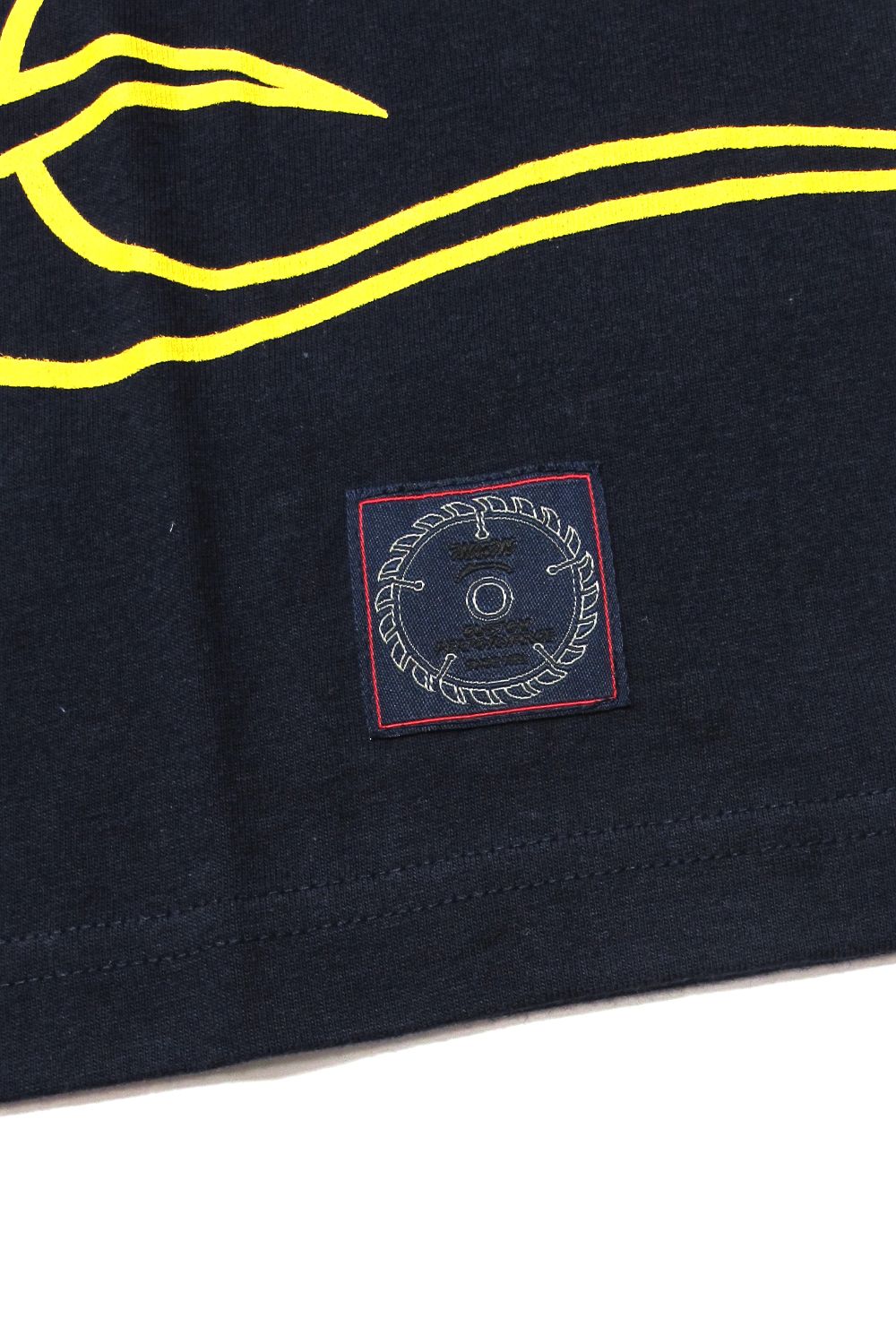 PRINT S/S TEE (NAVY) / アンライバルド コラボT