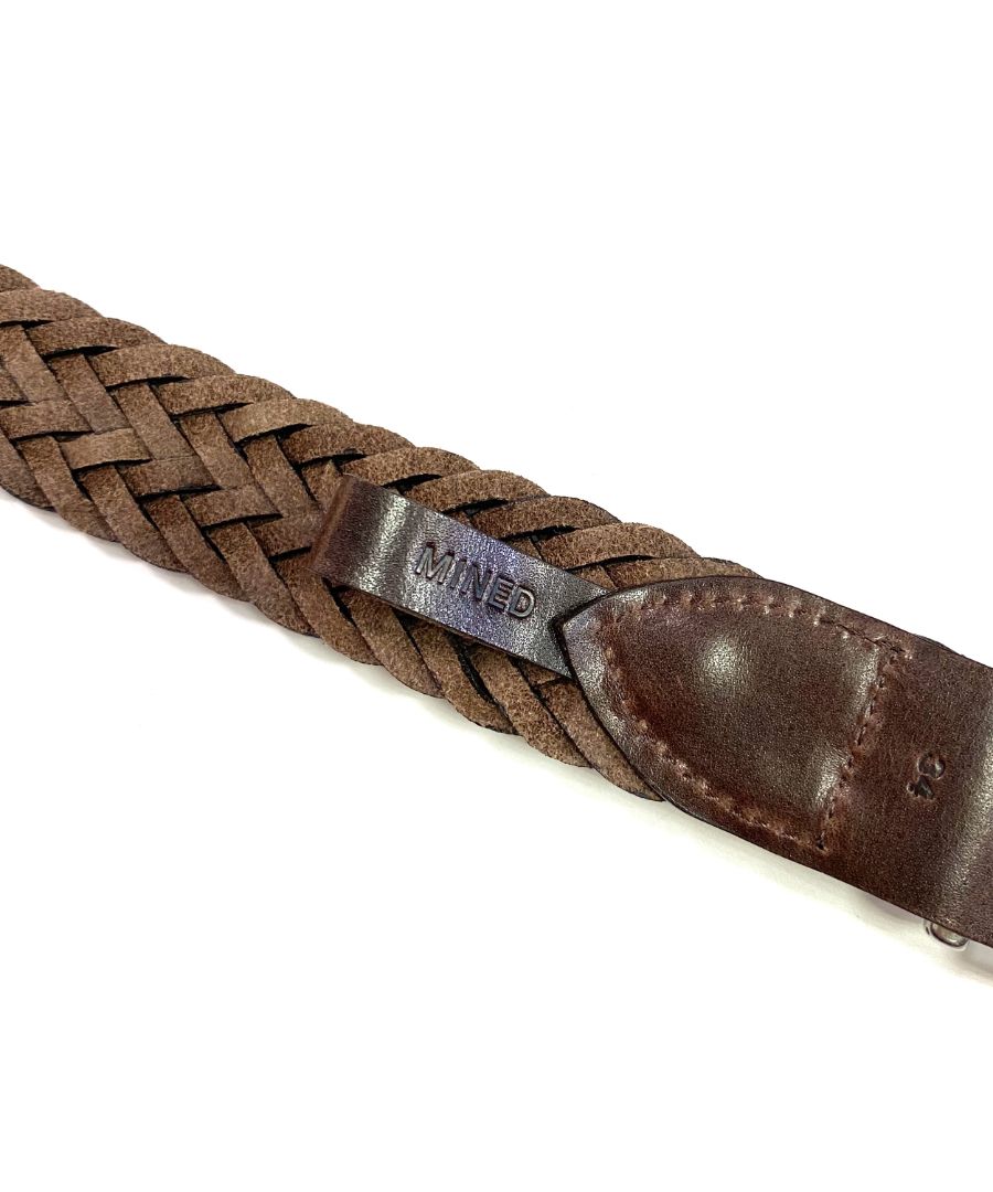 MINEDENIM - Pull Up Leather Mesh Belt (DBR) / レザーメッシュベルト ...