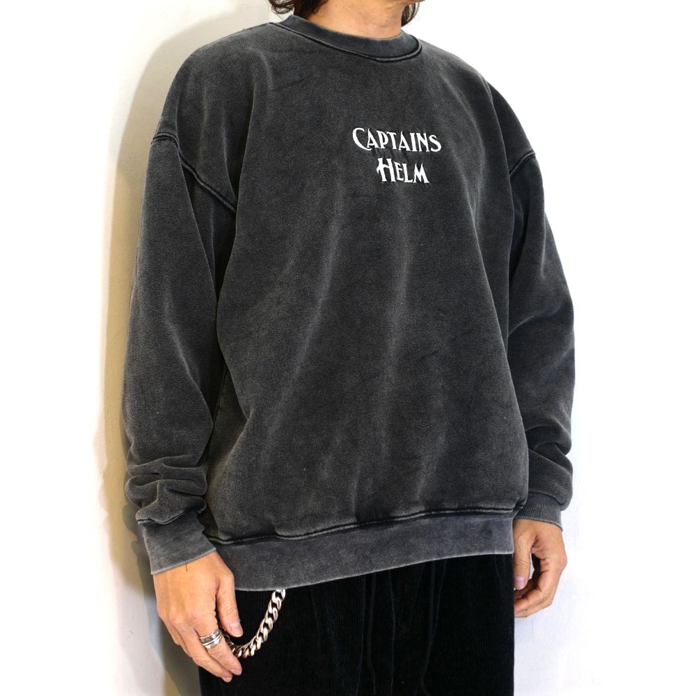 CAPTAINS HELM - CLASSIC LOGO SWEAT P/O (BLACK) / オリジナル 