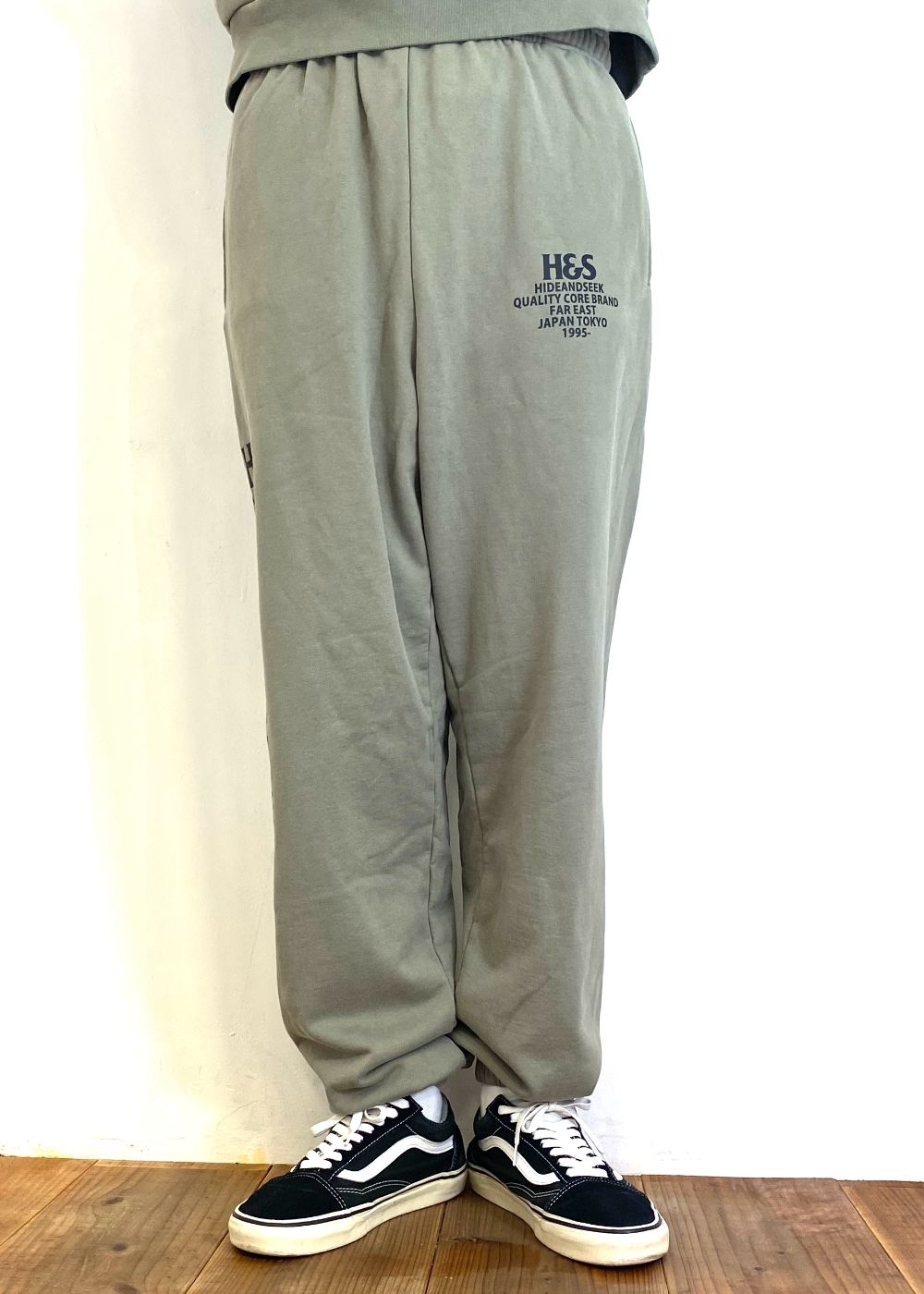 H&S Sweat Pant (OLIVE DRAB) / オリジナル セットアップスウェットパンツ / セットアップ可能