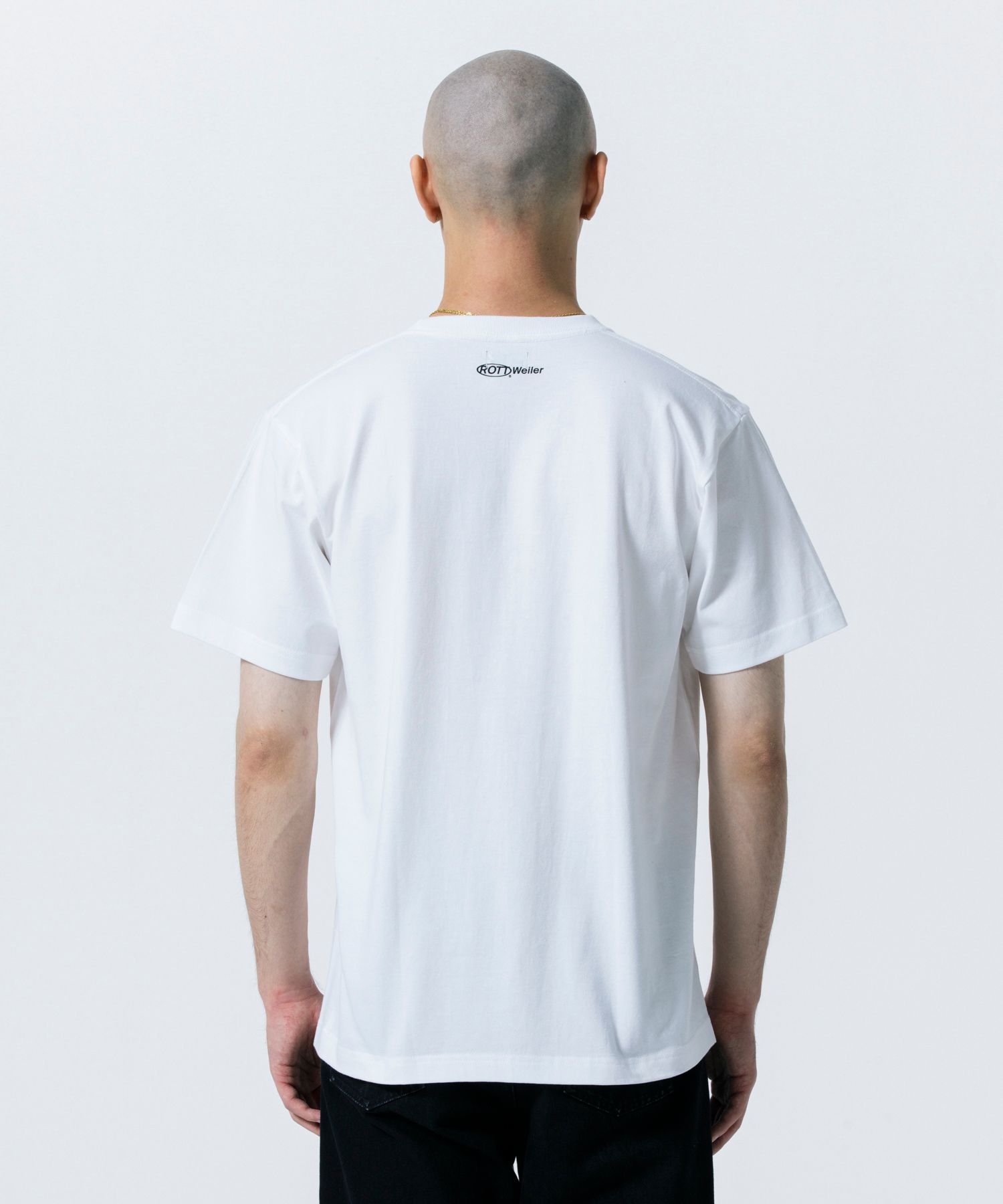 COLLEGE TEE (WHITE) / プリント Tシャツ