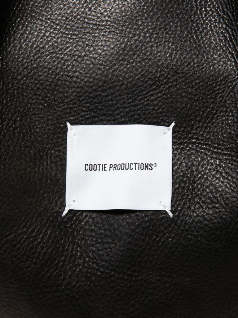 COOTIE PRODUCTIONS - Leather Tote Bag (BLACK) / レザー トート 