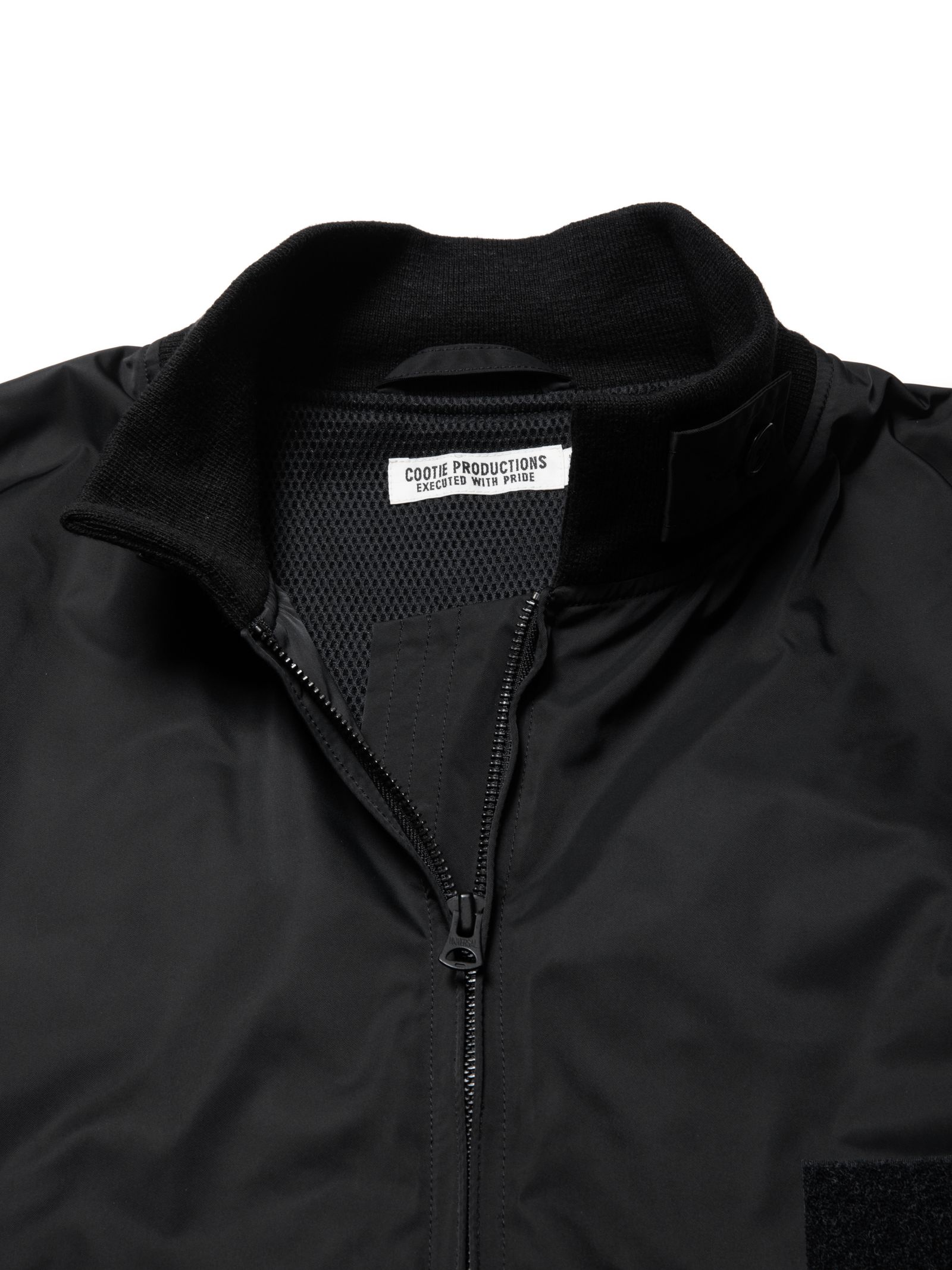 COOTIE PRODUCTIONS - Memory Polyester Twill WEP Jacket (BLACK