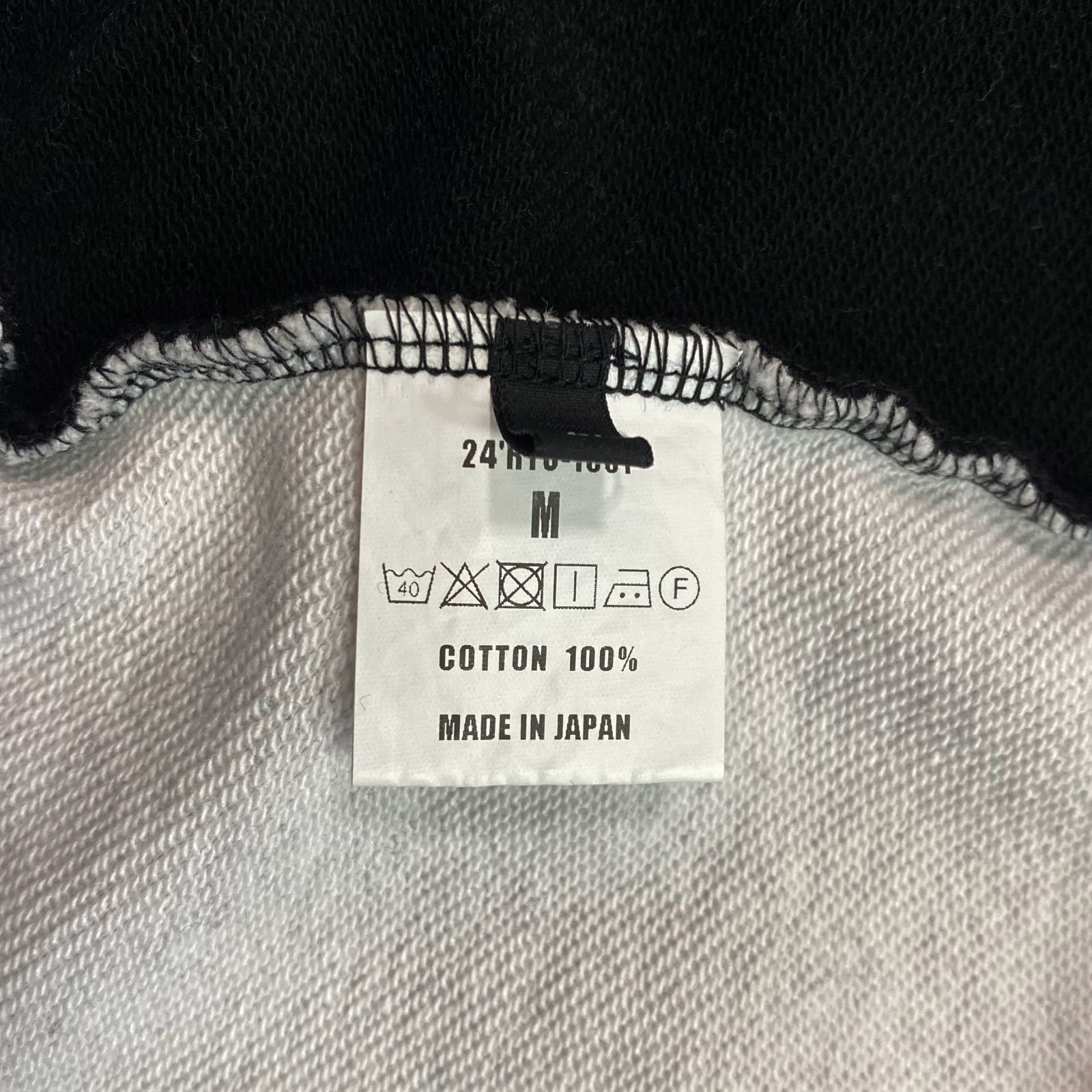 CROSS CUT HOODIE (WHITE) / クロスネック スウェット パーカー
