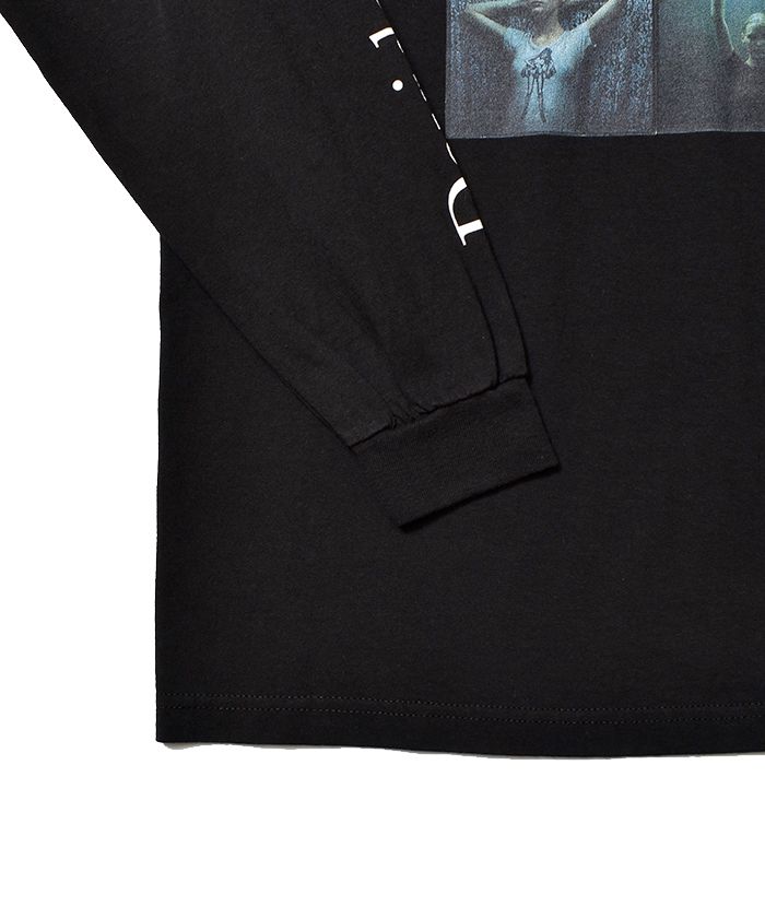 Stie-lo×Davide Sorrenti Amy Lace L/S T-SH (BLACK) / ×ダヴィデ・ソレンティ×スティーロ コラボフォトロンT