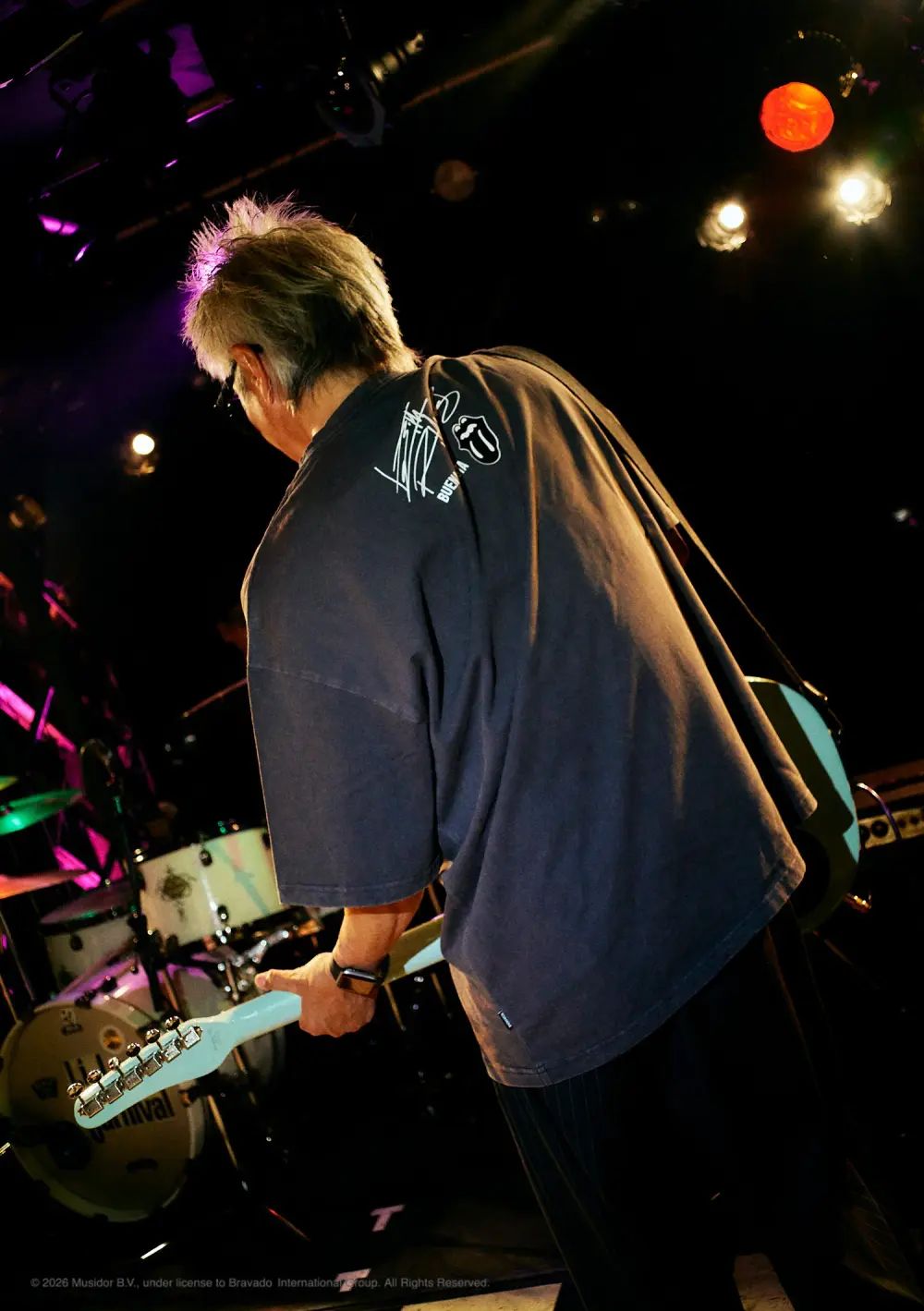 BUENA VISTA - 【ラスト1点】Keith Richards pigment tee (BLACK