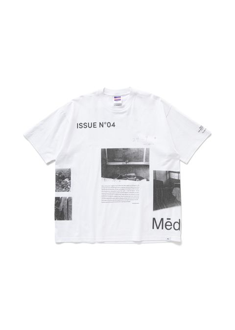 MEDEIA 2.0 Ex.S/S PRINTED TEE "MEDEIA 2.0" (WHITE) / ×Medeia 1.0 小松浩子 コラボ Tシャツ