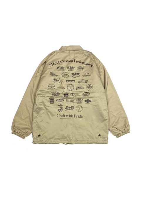BOA COACH JACKET (KHAKI) / ボア ライナー コーチジャケット