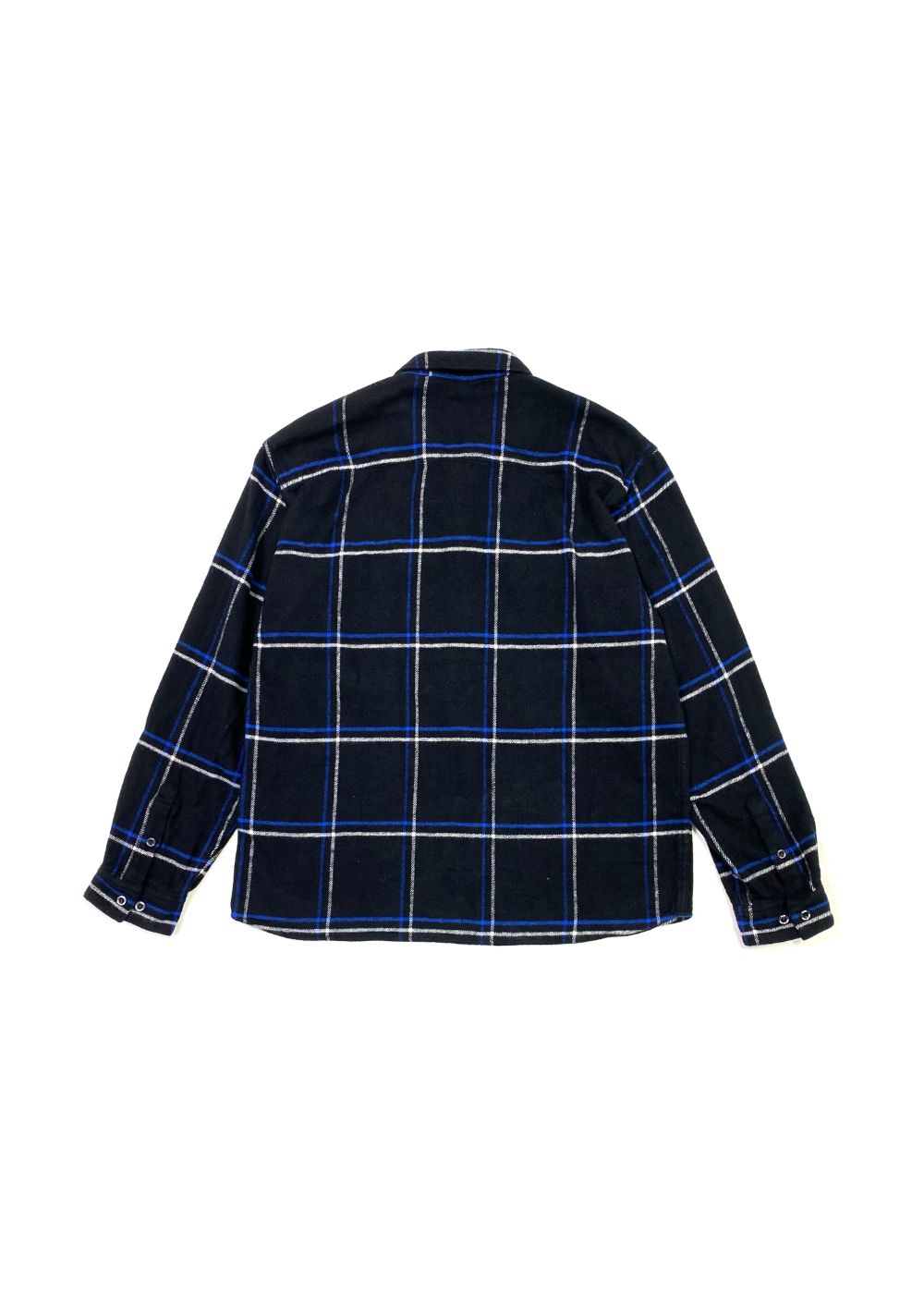 COTTON FLANNEL CHECK SHIRT (BLUE CHECK) / チェック コットン ネルシャツ