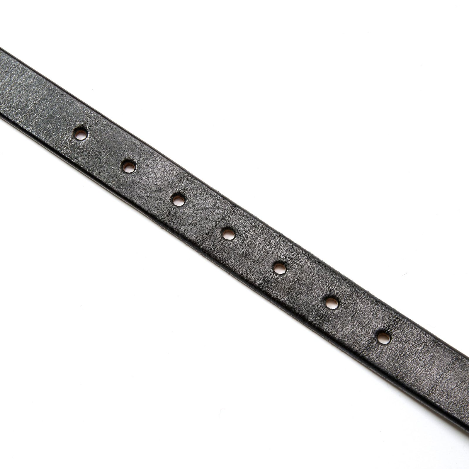STUDS LEATHER NARROW LONG BELT (BLACK) / スタッズ レザー ナロー ロング ベルト
