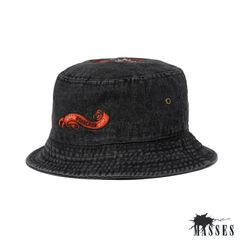 HAT-DENIM P (×MASSES) (BLACK) / マシス コラボレーション デニム ハット