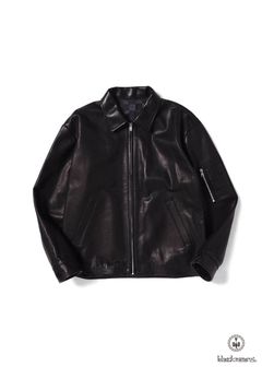 ×BLACKMEANS LEATHER JACKET (BLACK) / ブラックミーンズ コラボ レザージャケット