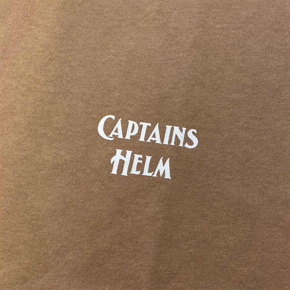 CAPTAINS HELM - 【ラスト1点】LOGO&MASK TEE (BEIGE) / ロゴ
