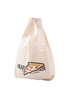 COTTON SHOPPING BAG "TURTLES" (ECRU) / ミュータントタートルズ コラボ エコバッグ