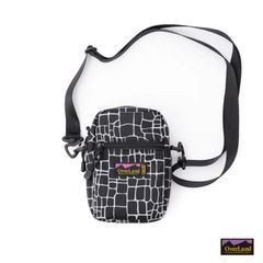 ×OVERLAND REFLECTOR SPIDER WEB POUCH BAG (BLACK) / オーバーランド コラボ ポーチ