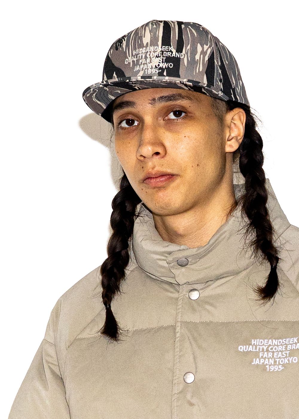 Camo CAP (TIGER CAMO) / オリジナル カモフラージュ ベースボール キャップ
