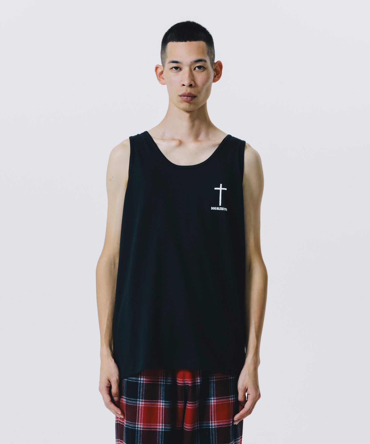 D.B TANKTOP (BLACK) / プリント タンクトップ