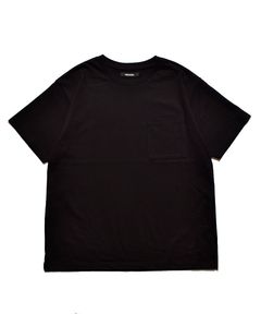 Standard Crewneck T-SH (BLK) / オリジナル ポケット Tシャツ