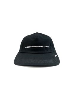 【ラスト1点】STG CAP (BLACK) / ロゴ刺繍 ベースボールキャップ