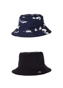 BLADELEAF HAT (NAVY) / リバーシブル バケットハット