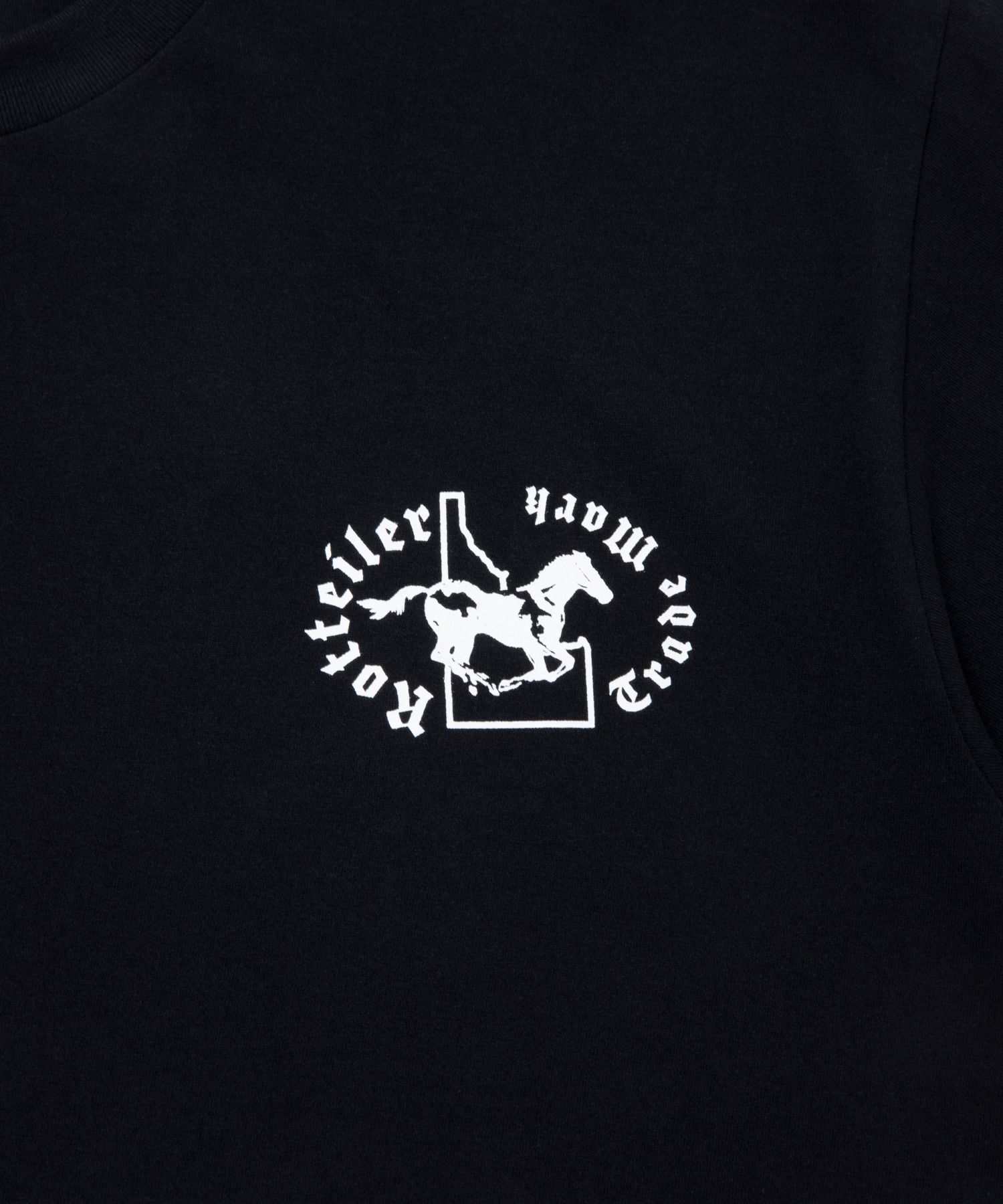 HORSE TEE (BLACK) / プリント Tシャツ