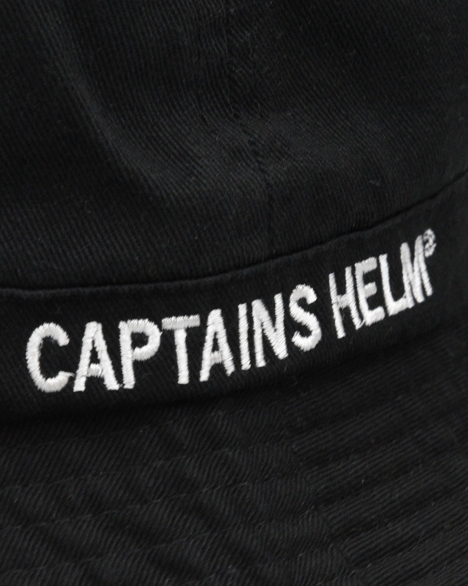 TRADEMARK LOGO BALL HAT (BLACK) / ロゴ刺繍 ボール ハット