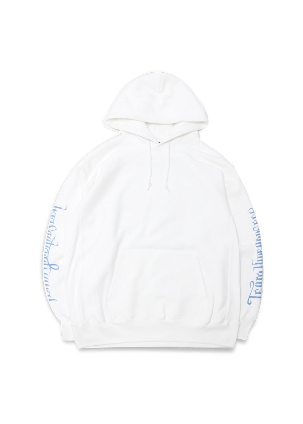 HIDE AND SEEK - C-HILL HOODED SWEAT SHIRT (WHITE) / プリント