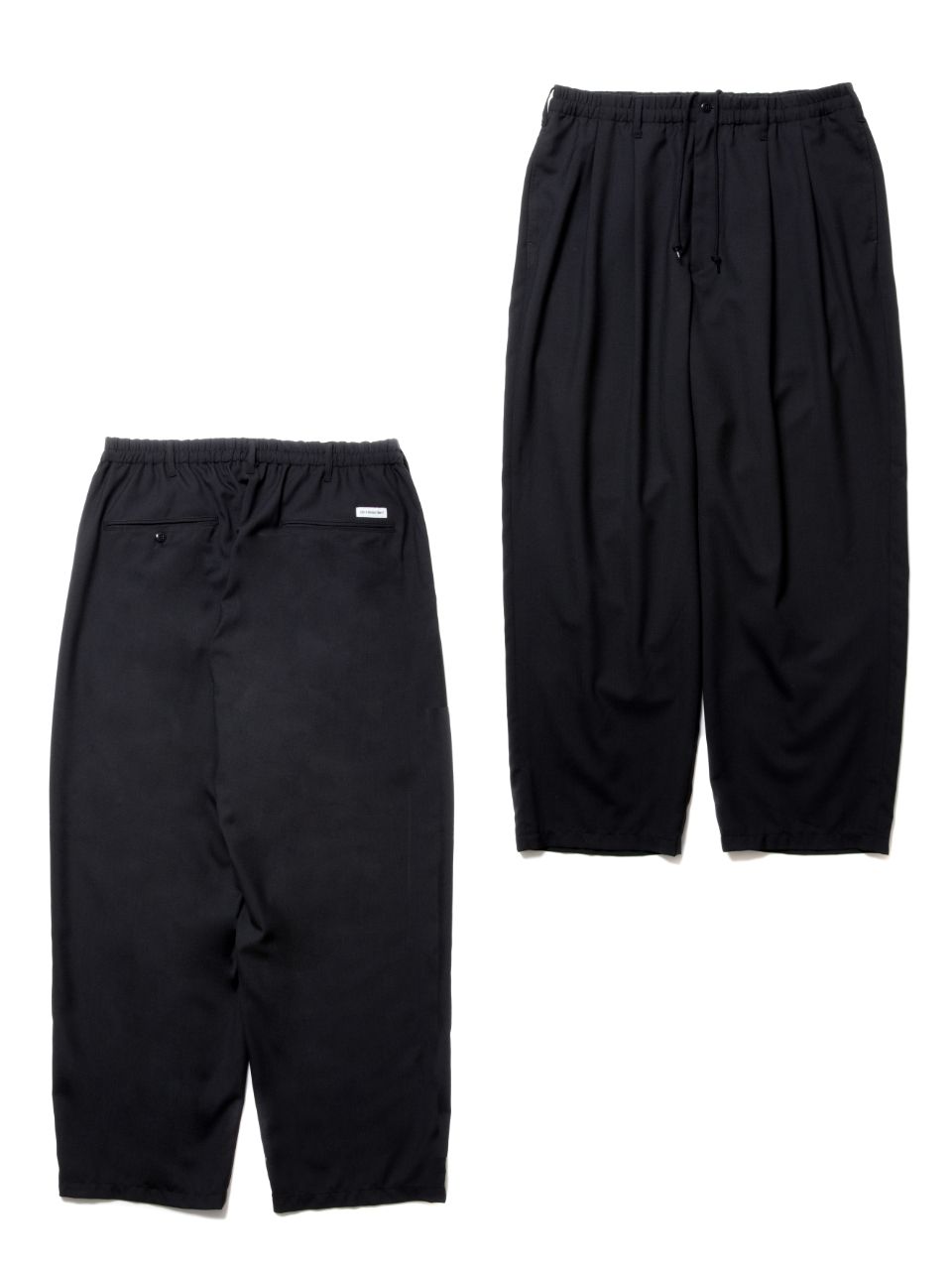 COOTIE PRODUCTIONS - 【ラスト1点】T/W 2 Tuck Easy Pants (TAUPE