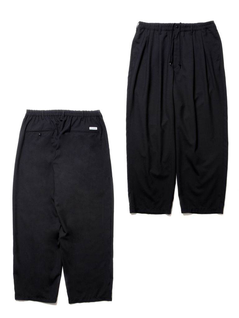 COOTIE PRODUCTIONS - T/W 2 Tuck Easy Pants (BLACK 