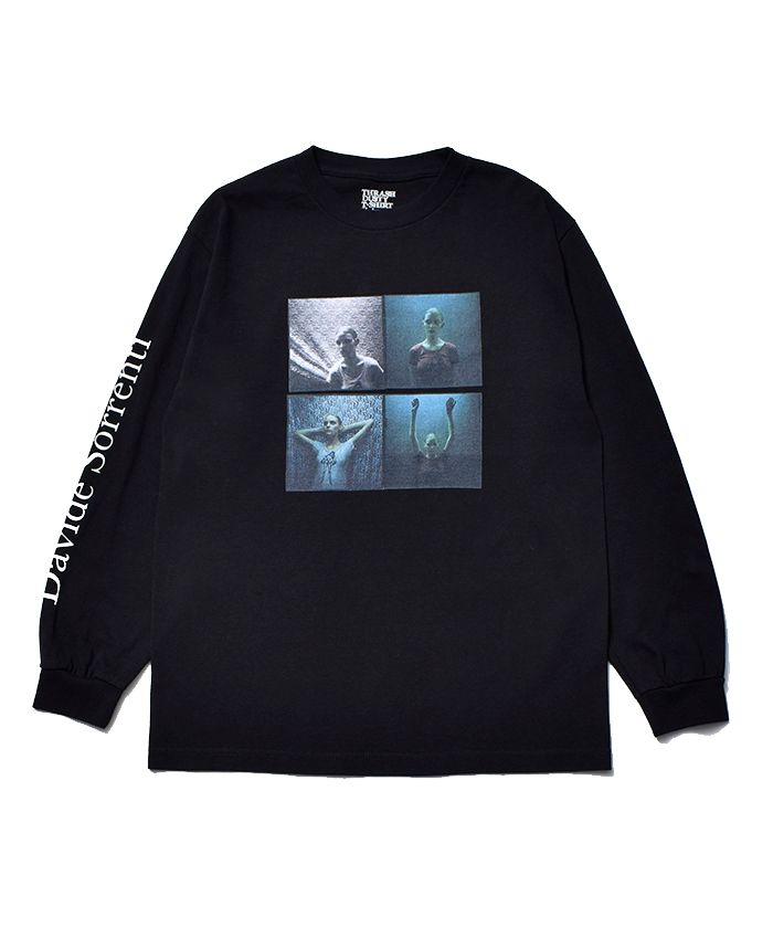 Stie-lo×Davide Sorrenti Amy Lace L/S T-SH (BLACK) / ×ダヴィデ・ソレンティ×スティーロ コラボフォトロンT