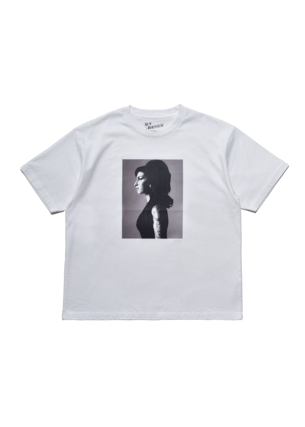 Amy Winehouse "Profile" Photo S/S Tee (WHITE) / エイミー・ワインハウス コラボ Tシャツ