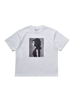 Amy Winehouse "Profile" Photo S/S Tee (WHITE) / エイミー・ワインハウス コラボ Tシャツ