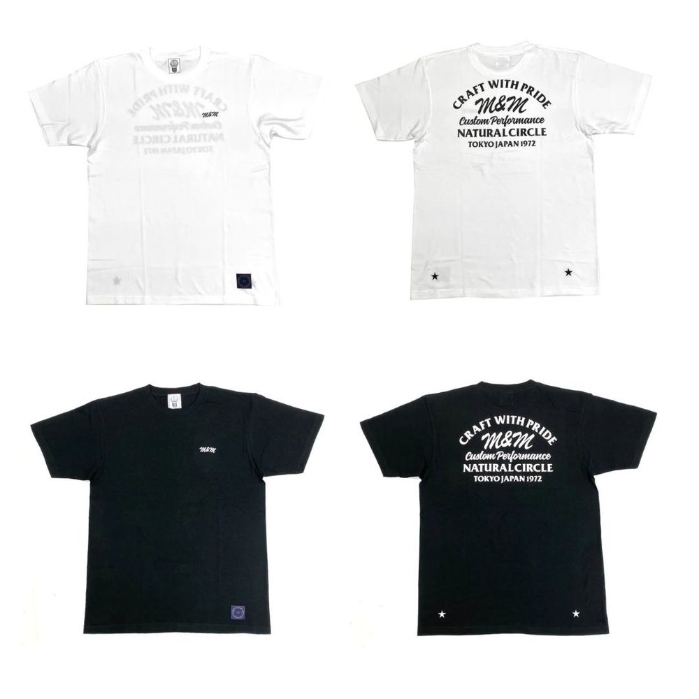 M&M 新作販売告知 / 着回しの効くデザイン、カラーを纏った半袖Tシャツが登場。