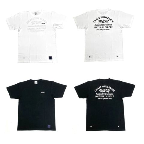 M&M 新作販売告知 / 着回しの効くデザイン、カラーを纏った半袖Tシャツが登場。