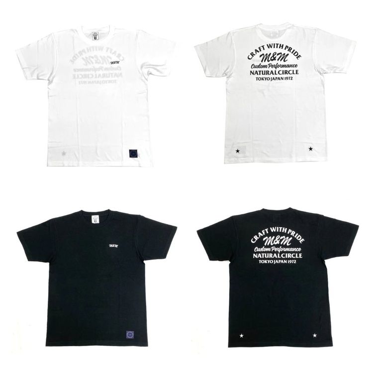 M&M 新作販売告知 / 着回しの効くデザイン、カラーを纏った半袖Tシャツが登場。