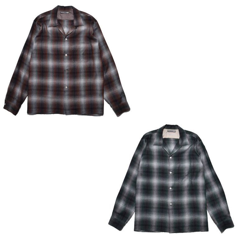 MINEDENIM 新作販売告知 / 渋い雰囲気に仕上げたチェックシャツは柔らかな着心地も特徴です。