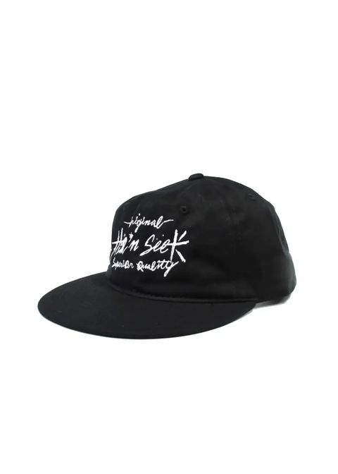 ×TENDERLOIN TWILL CAP (BLACK) / テンダーロイン コラボロゴ刺繍キャップ