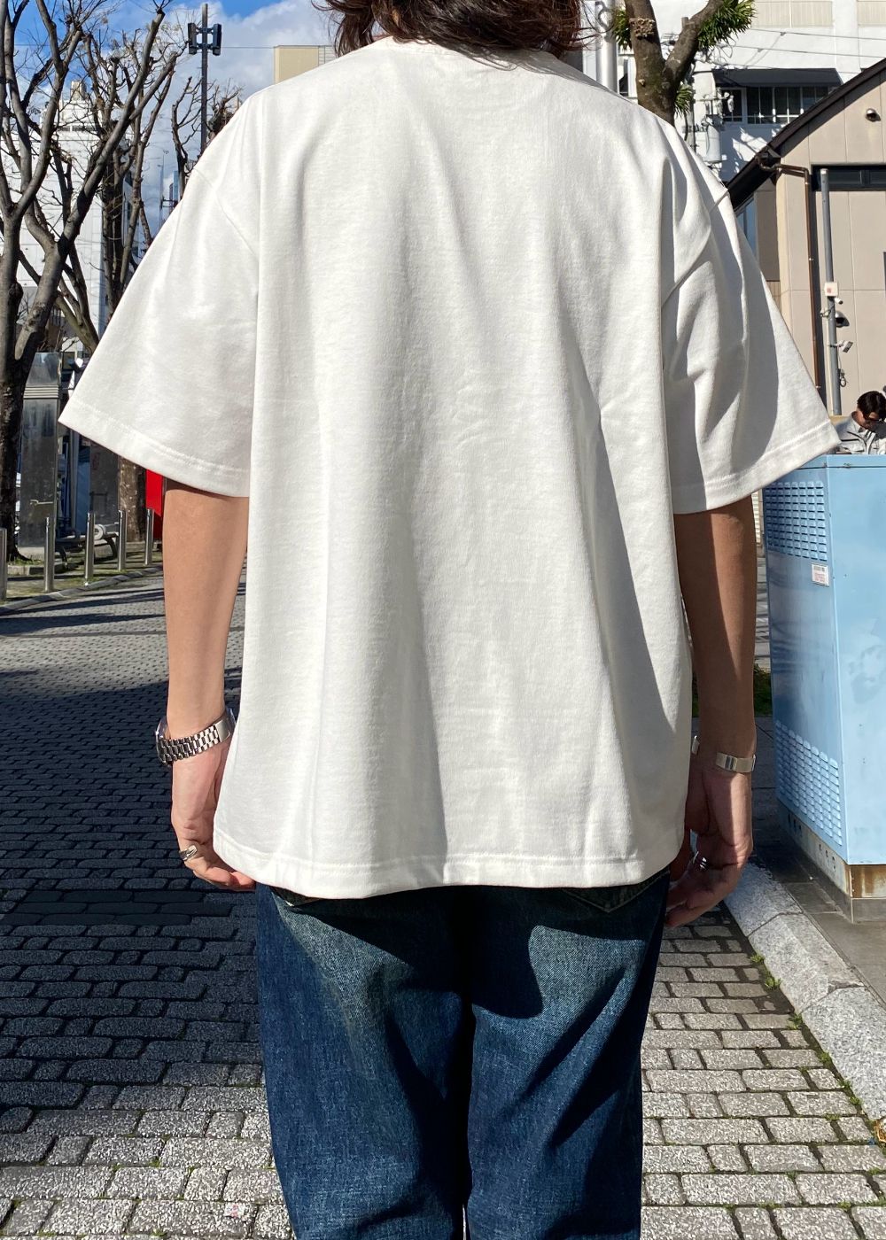 HEAVY OZ POCKET TEE (WHITE) / オリジナル ヘビーオンス ポケット Tシャツ