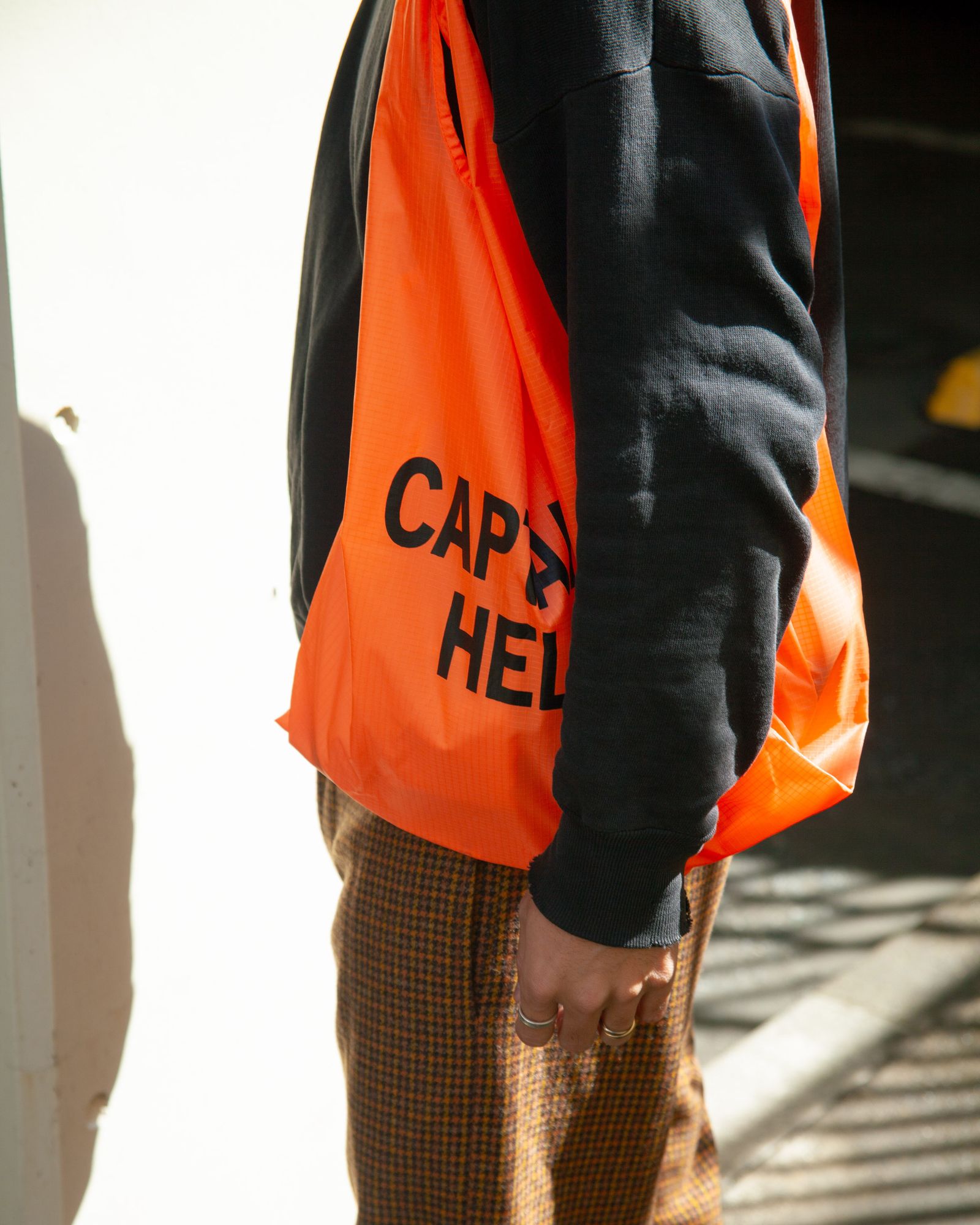 PACKABLE ECO BAG (ORANGE) / パッカブル エコバッグ