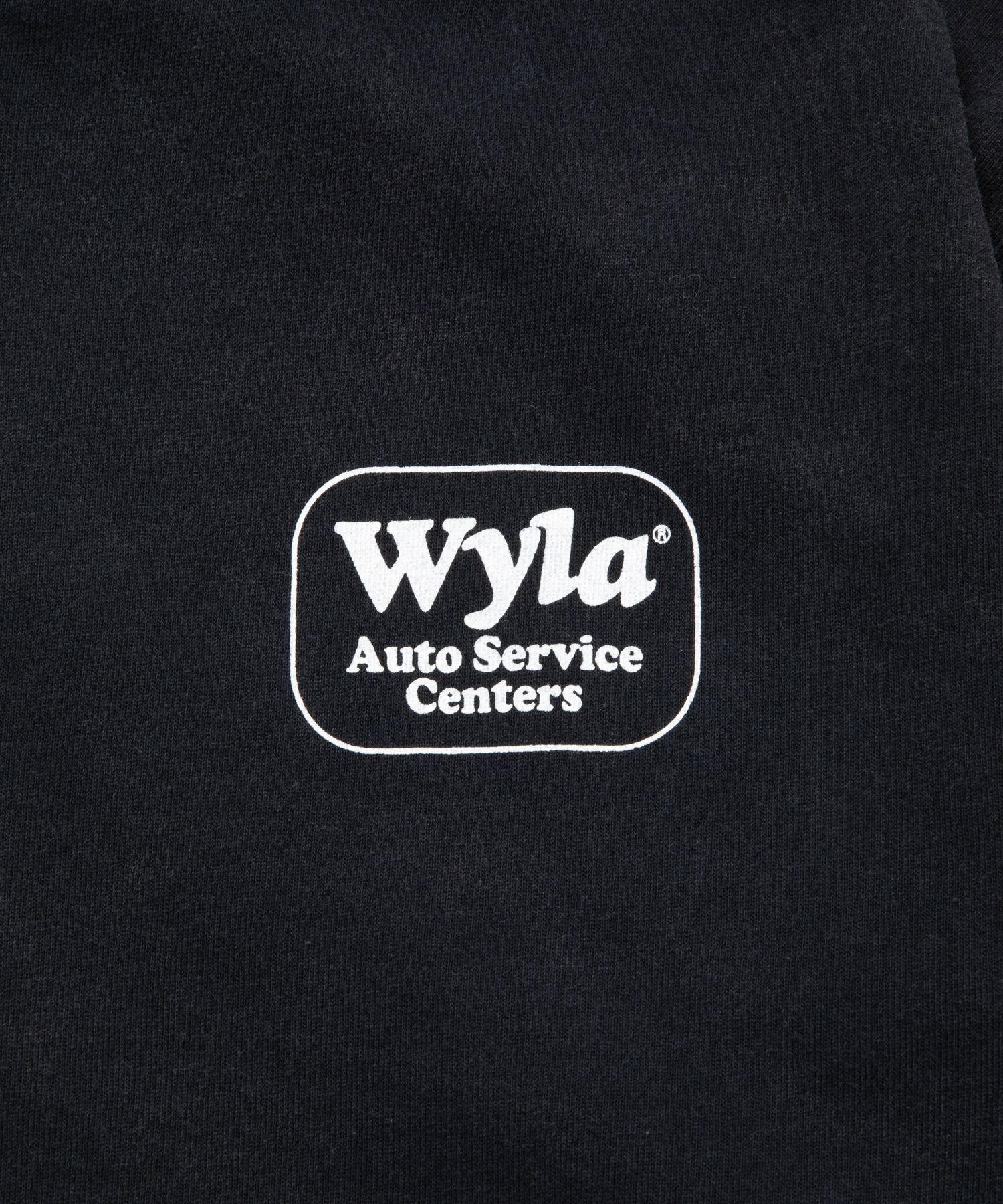 WYLA ZIP HOODIE (BLACK) / ピグメント スウェット ジップ パーカー