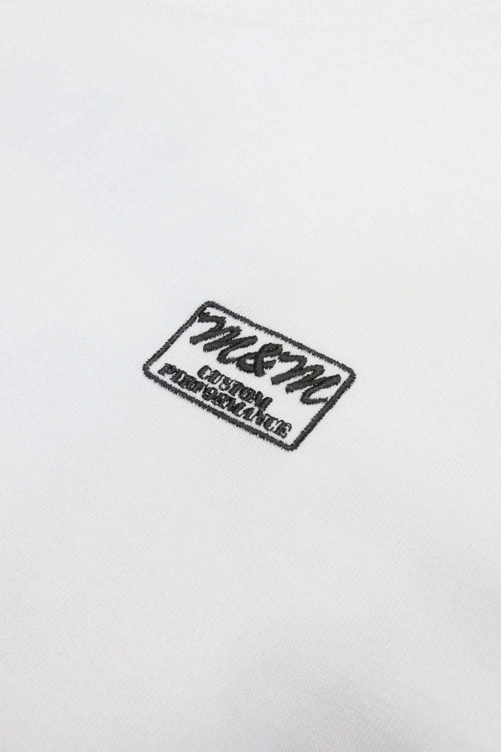 M&M CUSTOM PERFORMANCE - PRINT L/S TEE (WHITE) / ×TAMAGAWA