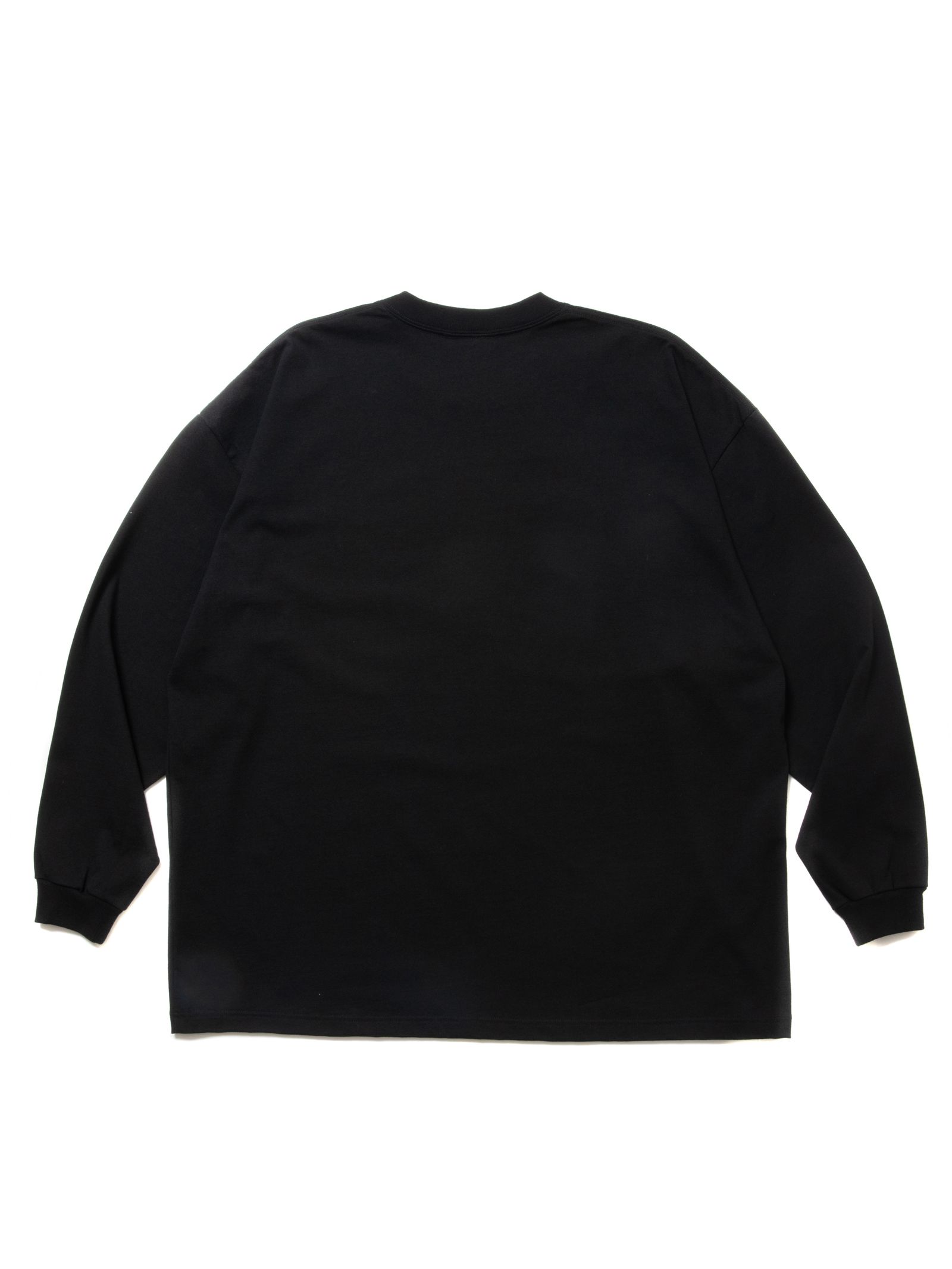 COOTIE PRODUCTIONS - Open End Yarn Print L/S Tee (BLACK) / ロゴ