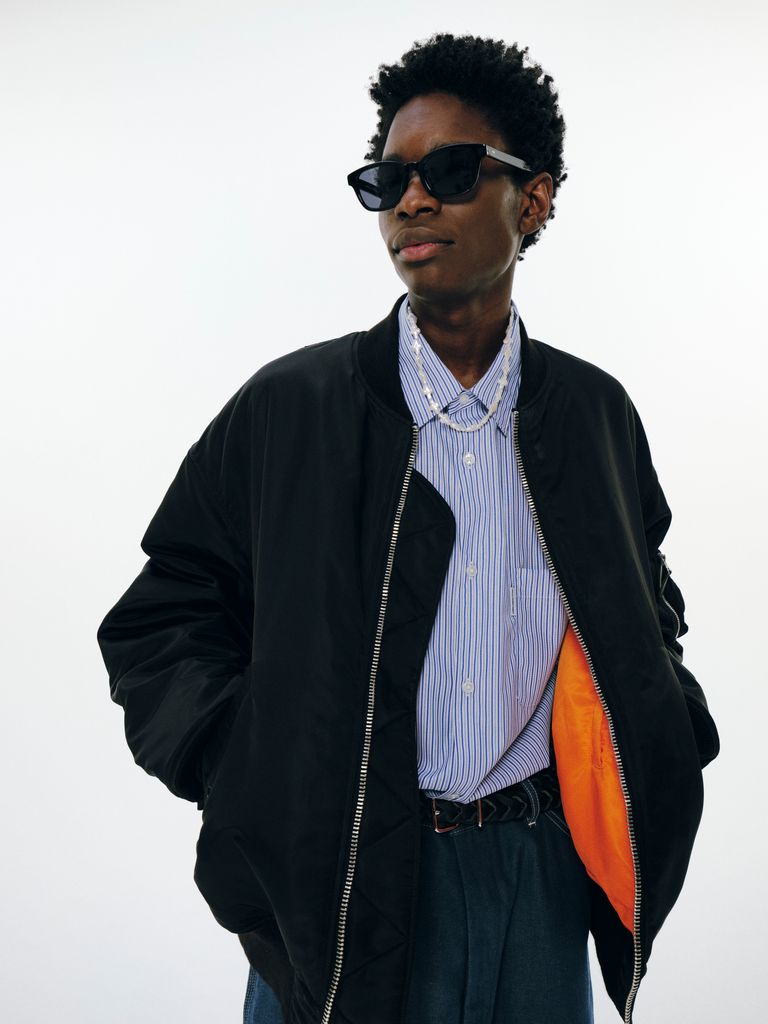 COOTIE PRODUCTIONS - Stripe Broad L/S Shirt (SAXE) / ストライプ 