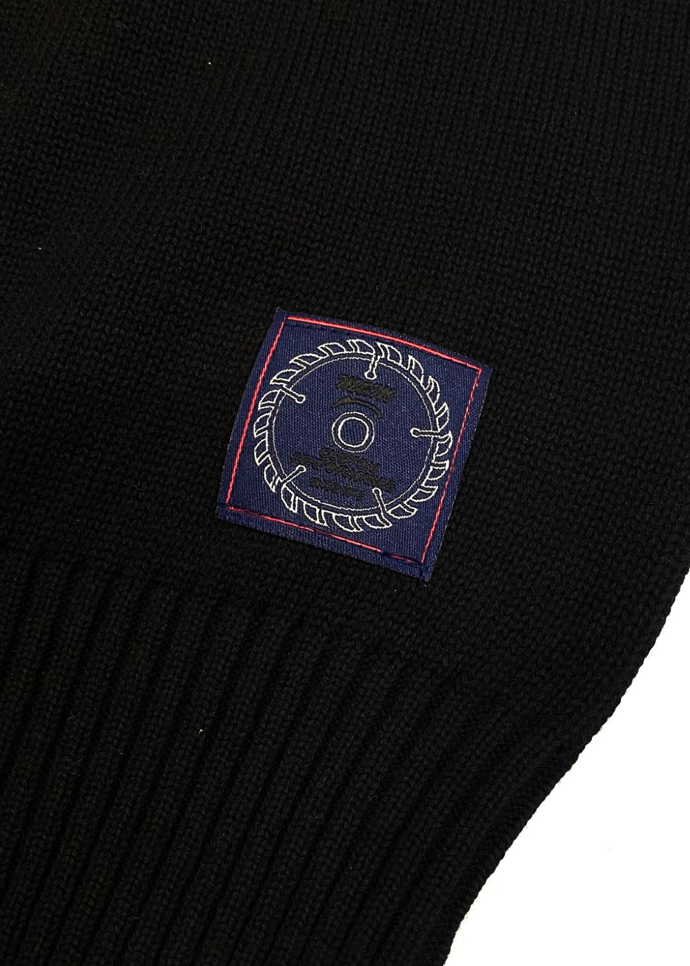 COTTON KNIT SWEATER (BLACK) / コットン ニット セーター