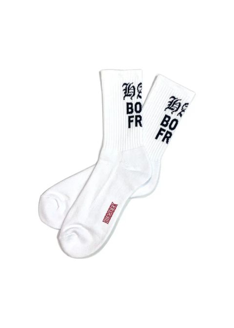 HAS SOX (WHITE) / ジャガードロゴ ソックス